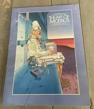 The Art Of Moebius Book 1st Edition George Lucas intro Epic Vintage 80s 1989 EX