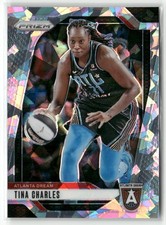 2024 Panini Prizm WNBA #36 Tina Charles Ice Prizms