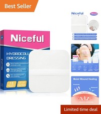 15 Sterile Hydrocolloid Bandages 4x4 - Easy to Apply, Waterproof Wound Dressings