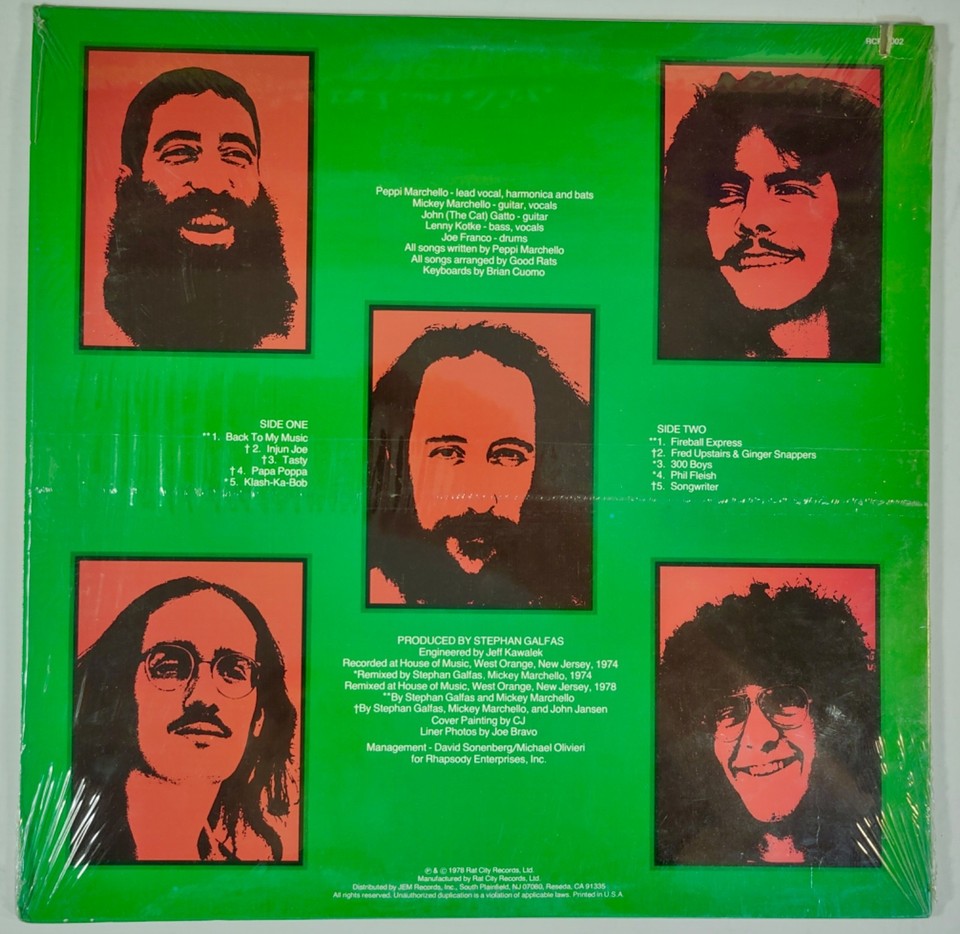 Good Rats Tasty LP Still in shrink | eBay