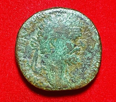 Septimius Severus AE Sestertius Rome AD 195, ROMAE AETERNAE S-C, VERY RARE, G-VG