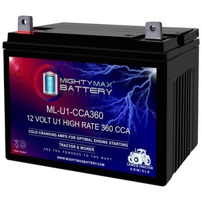 Mighty Max ML-U1-CCA360 12V 360 CCA Replaces Lincoln Electric Co. DC-225/3AS 84