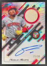 2025 Topps Pristine Pieces Relic Pristine Refractor #NM Noelvi Marte Auto /99