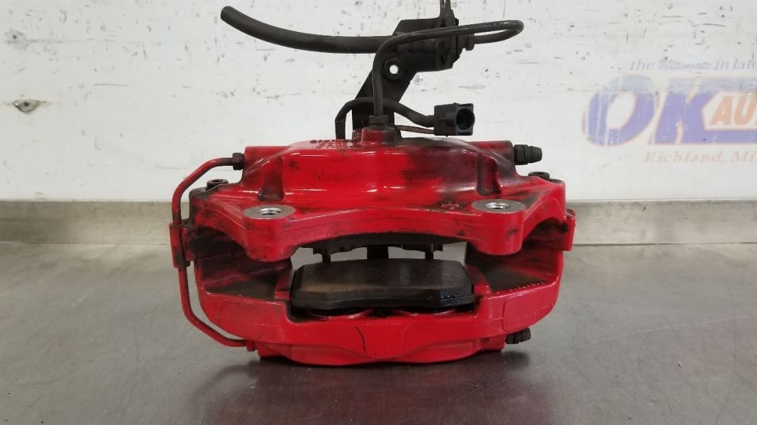 19 2019 MASERATI GHIBLI OEM REAR BRAKE CALIPER RED DRIVER LEFT BREMBO 
