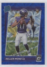 2021 Panini Donruss Optic Rated Rookie Blue Scope Prizm Kellen Mond #221 2l4