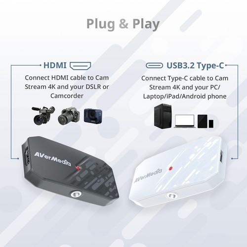 AVerMedia CamStream 4K HDMI Capture Card, 4K60, Low Latency, OBS, Zoom, Mac/PC - Afbeelding 9 van 9