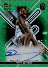 2022-23 Finest Overtime Elite Auto Green Wave #FAMB Matt Bewley Auto/99 BSK