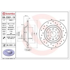 2x Bremsscheibe hinten für VW Caddy 5 SBA SBB Golf 7 5G1 BA5 Passat 3G5 | 26234