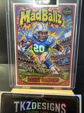 2026 Tkzdesigns MadBallz Detroit Lions NFL Legend Barry Sanders  MB10