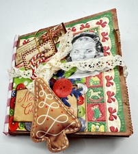 Junk Journal Christmas Holiday Themed Medium Is Brown Paper Bags