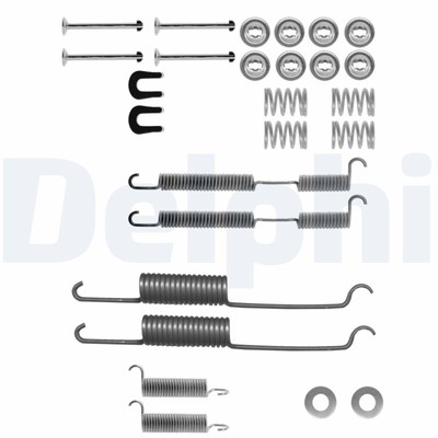 DELPHI Zubehörsatz Bremsbacken LY1092 für FORD GGTL GGFL 2 GU TAUNUS GBTS GBFS 1