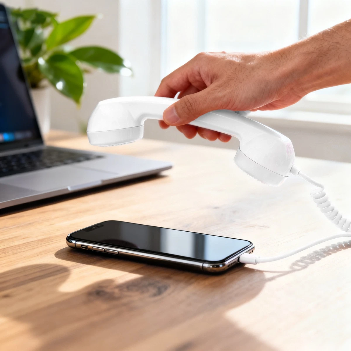Retro Phone Handset,Retro Phone Handset for iPhone and Android,Type-C for Phones