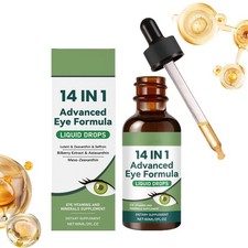 14 In 1 Advanced Eye Drops With Lutein & Zeax...