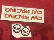 CW DECALS LOT BMX RACING MIKE BUFF CALIFORNIA FREESTYLE STICKERS