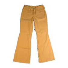 Vintage Wrangler Womens 9 Tan Bell Bottom Jeans USA Flare Western USA Boho