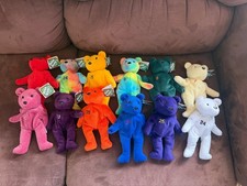 SET OF 12 SALVINO BAMM BEANO'S BASEBALL BEARS 1ST EDITION AUG 1998 NWT