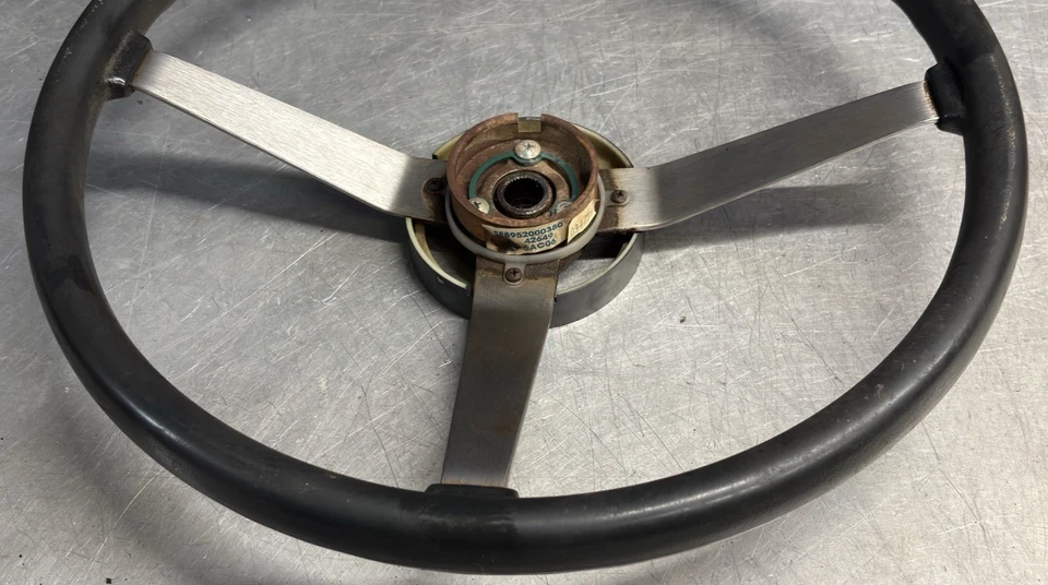 84-94 Jeep Cherokee XJ Comanche MJ OEM Steering Wheel Gray Wrangler YJ 87-95 Foto 2 de 4