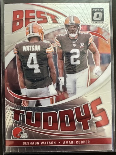 Amari Cooper / Deshaun Watson #15 2024 Panini Donruss Optic Best Tuddys card