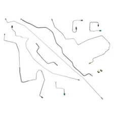 Brake Line Kit Complete Tubes No ABS 1995-01 Jeep Cherokee XJ Stainless 9pc