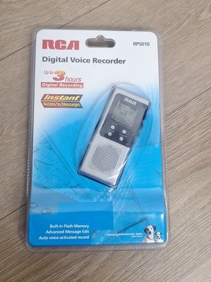 RCA RP5010 Handheld Digital Voice Recorder 3 Hrs Recording - New Sealed