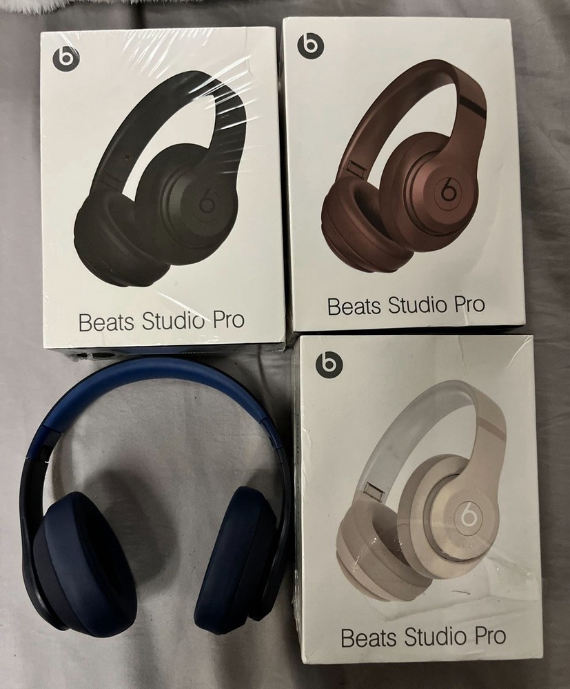 Beats Studio Pro Wireless Bluetooth Headphones in White MQTP3LL/A