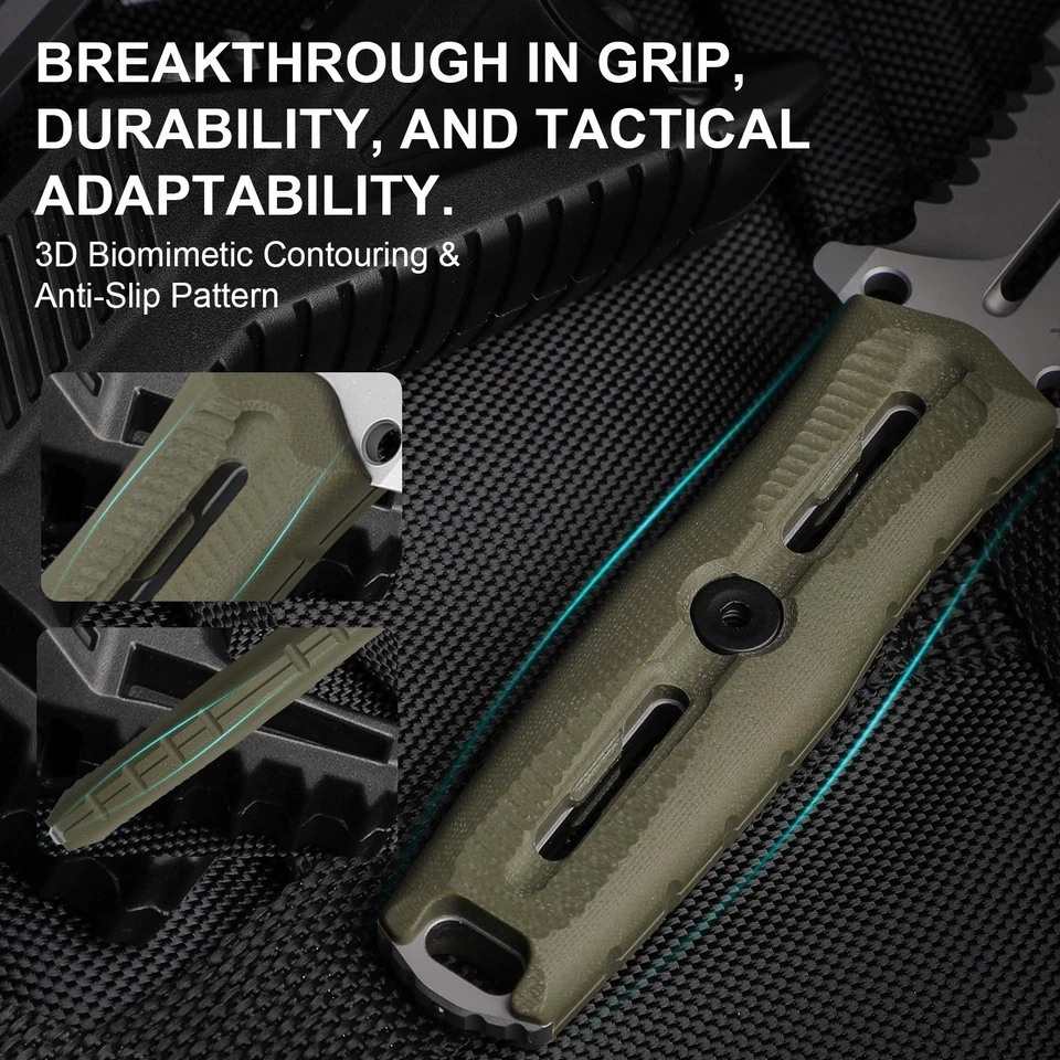 Kizer NORCROSS EDC Feste Klinge Einschneidige Nitro-V Klinge G10 Griff ZX-FB01A4 - Bild 3 von 4