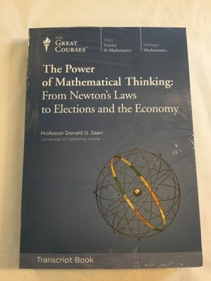 Great Courses The Power of Mathematical Thinking SEALED Transcript Book