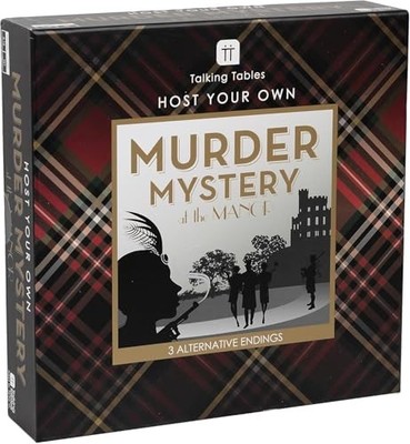 Talking Tables Reusable Murder Mystery at The Manor After Dinner Party Game Kit