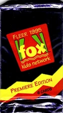 1995 Fleer Fox Kids Network Trading Card Booster Pack