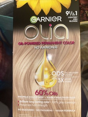 Garnier Hair 9 1/2.1 Lightest Ash Blonde, Permanent Hair Dye