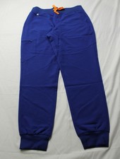 FIGS Women's Zamora Anti-Wrinkle Jogger Scrub Pants GA1 Deep Royal Blue Medium