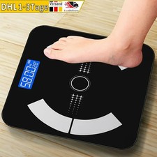 Smart Digitale Personenwaage Körperwaage Fitnesswaage Gewicht Waage bis 180kg