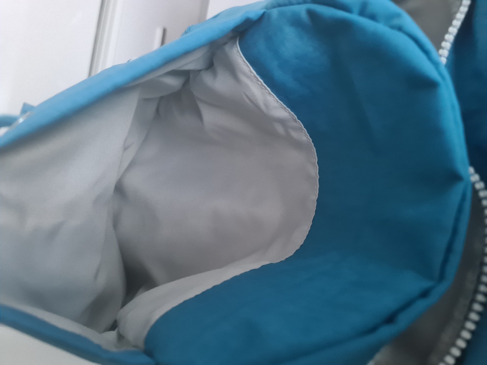 Kipling Blue Backpack with MICHELA Monkey Used Ex… - image 17