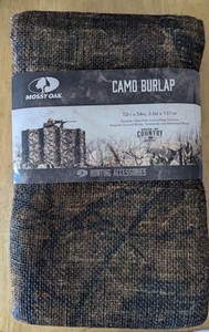 Mossy Oak Camo Hunting Burlap 12 Ft By 54-inches For Blinds