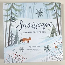 Snowscape Pop Up Book Winter Nature Animals Yoojin Kim Kathyrn Selbert Nicole Ye