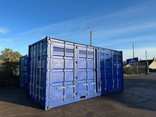 20x8 Secure Bunded Anti vandal Chemical Storage Container Side Opening
