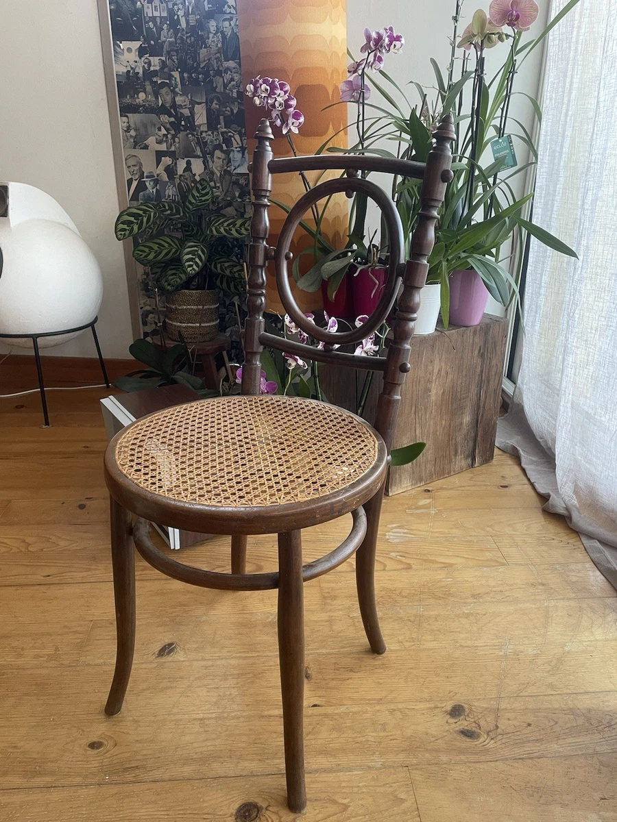 Ancien Salon Miniature Style Thonet Pour Maison De Poupées, 9 Pièces, Bon état