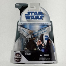 Hasbro Star Wars The Clone Wars  14 Plo Koon Figure 2008 NIP