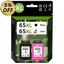 XL Ink Cartridges for HP 65XL Deskjet 2622 2652 2655 3722 ENVY 5052 5055 Printer