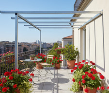 Pergola in FERRO ZINCATO , ROBUSTA tettoia pensilina varie misure