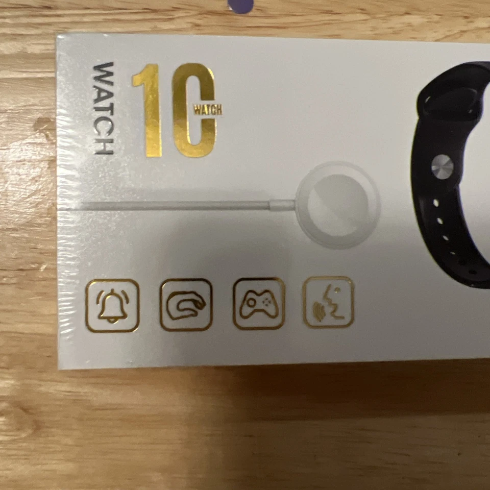 D37 Pro Ultra-Thin Series 10 Smartwatch 46mm - White Band - Image 2 of 4