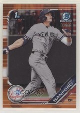 2019 Bowman Draft Chrome Orange Refractor 4/25 Jake Sanford #BDC-82 s3g