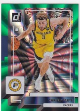 2022-23 DONRUSS #48 CHRIS DUARTE GREEN LAZER- INDIANA PACERS