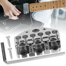 Electric Guitar String Lock Nut With Headstock String Retainer Bar Screw Hex