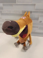 Zig & Sharko 10" Brown Hyena Plush Doll 2021 Xilam Animation Mighty Mojo Toys