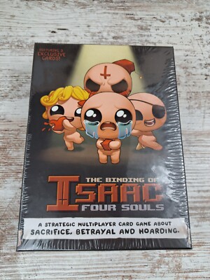 The Binding Of Isaac Four Souls With 3 Exclusive Cards Brand NEW Sealed Game 846626027942| eBay The Binding Of Isaac Four Souls With 3 Exclusive Cards Brand NEW Sealed Game 846626027942| eBay