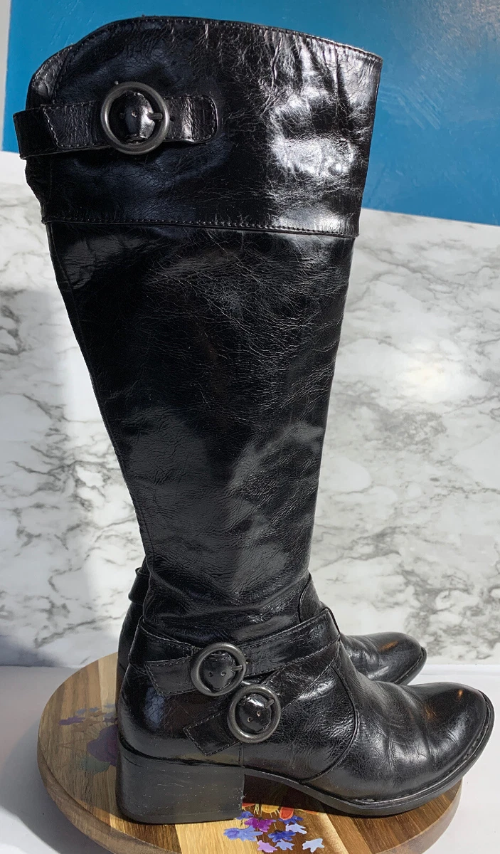 Womens leather boots size best sale 6