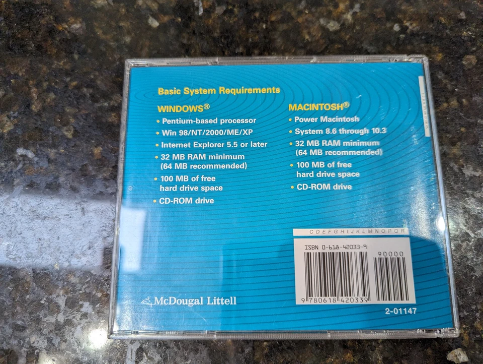 McDougal Littell Science Lab Generator PC MAC Teaching Resources CD-ROM - Image 2 of 3