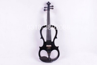 Yinfente 4 string 16 inch Electric Silent Viola Natural wood Free Case+Bow #EV