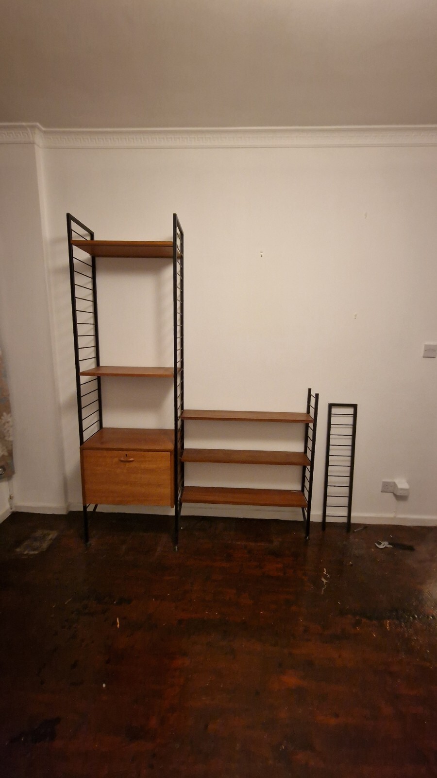 Staples Ladderax black ladders with teak shelves and eBay